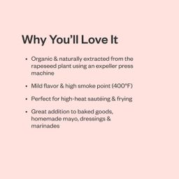 Organic Canola Oil