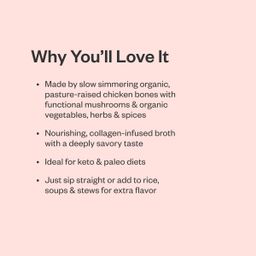Organic Chicken Mushroom Bone Broth