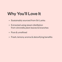 Organic Citronella Essential Oil