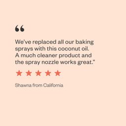 Organic Coconut Oil Spray