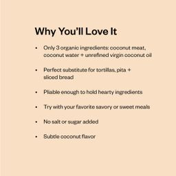 Organic Coconut Wraps, Original