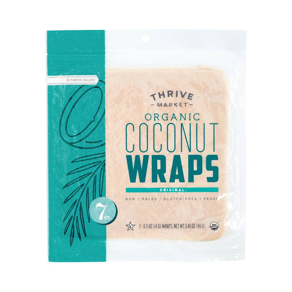 Organic Coconut Wraps, Original