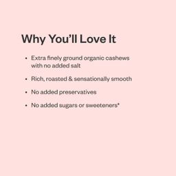Organic Creamy Cashew Butter