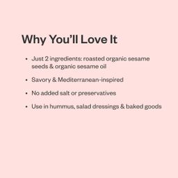 Organic Creamy Tahini