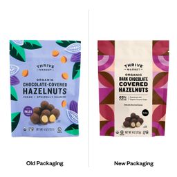 Organic Dark Chocolate Covered Hazelnuts