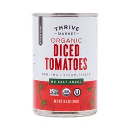 Organic Diced Tomatoes, No Salt Added