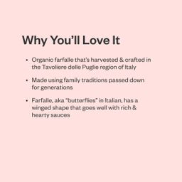 Organic Farfalle