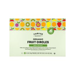 Organic Fruit Circles, Mega Fun Variety Pack