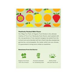 Organic Fruit Circles, Mega Fun Variety Pack