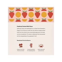 Organic Fruit Circles, Super Sunny Strawberry