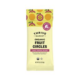 Organic Fruit Circles, Tangy Tropical Splash