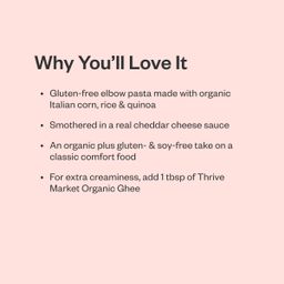 Organic Gluten-Free Mac & Cheese