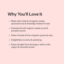 Organic Grain-Free Granola, Spiced Pumpkin