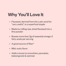 Organic Ground Flaxseed
