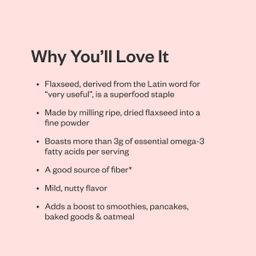 Organic Ground Flaxseed