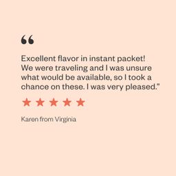 Organic Instant Coffee, Single Serve