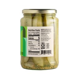 Organic Kosher Dill Pickles, Spears