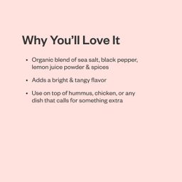 Organic Lemon Pepper Zing
