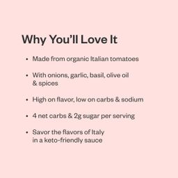 Organic Low Sodium Marinara Sauce