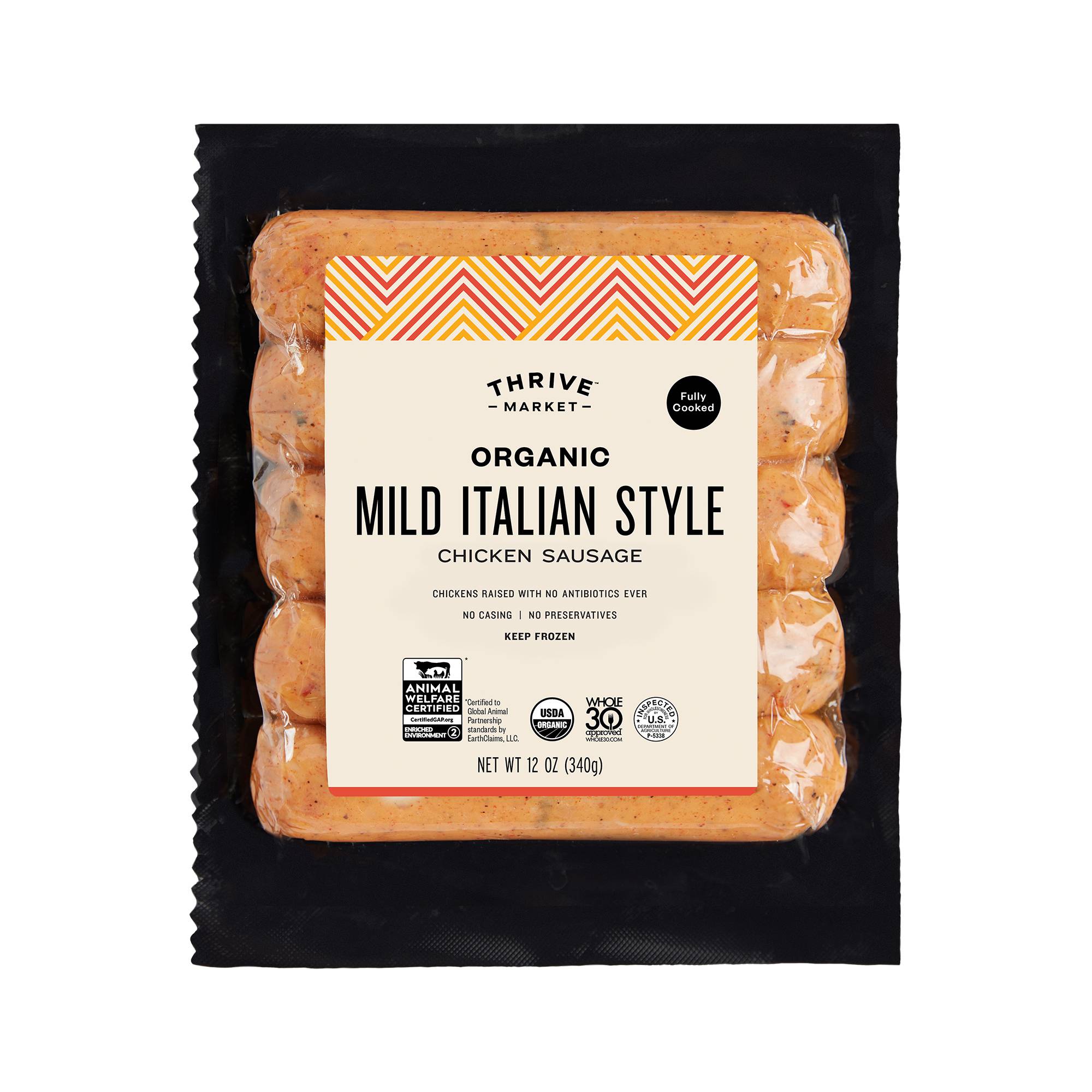 Organic Mild Italian Style Chicken Sausage