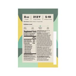 Organic Minty Ginger Detox Green Tea Supplement