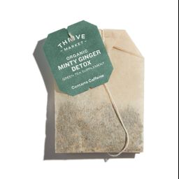 Organic Minty Ginger Detox Green Tea Supplement