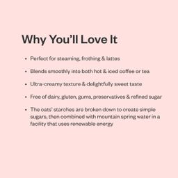 Organic Oat Barista Beverage, Original