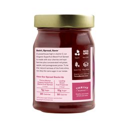 Organic Raspberry Fruit Spread