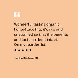 Organic Raw Unstrained Honey
