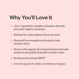 Organic Refined Coconut Oil