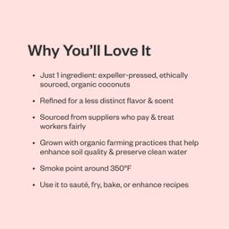 Organic Refined Coconut Oil