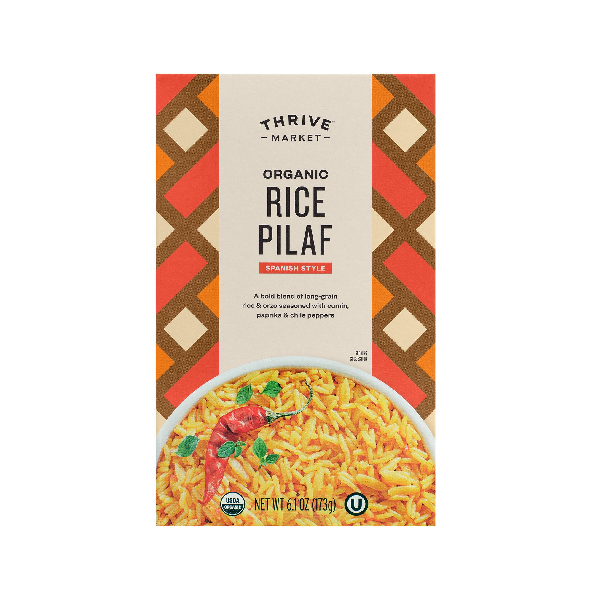 Organic Rice Pilaf, Spanish Style