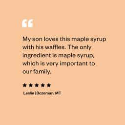 Organic Robust Maple Syrup, Grade A