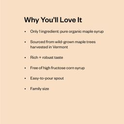 Organic Robust Maple Syrup, Grade A, Value Size