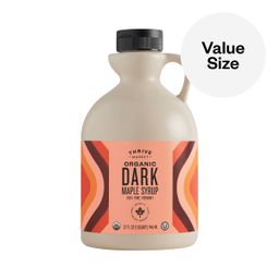 Organic Robust Maple Syrup, Grade A, Value Size