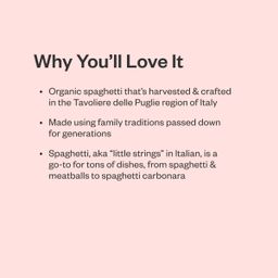 Organic Spaghetti