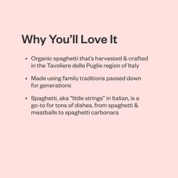Organic Spaghetti