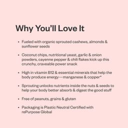Organic Sprouted Nut Trail Mix, Spicy & Savory