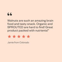 Organic Sprouted Walnut Halves & Pieces