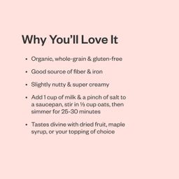 Organic Steel Cut Oats, Original