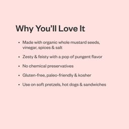 Organic Stone Ground Mustard
