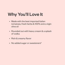 Organic Vodka Sauce