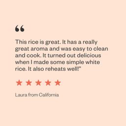 Organic White Jasmine Rice