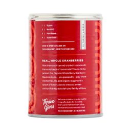 Organic Whole Berry Cranberry Sauce