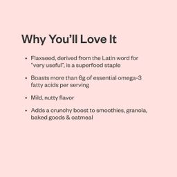 Organic Whole Flaxseed