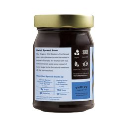 Organic Wild Blueberry Fruit Spread