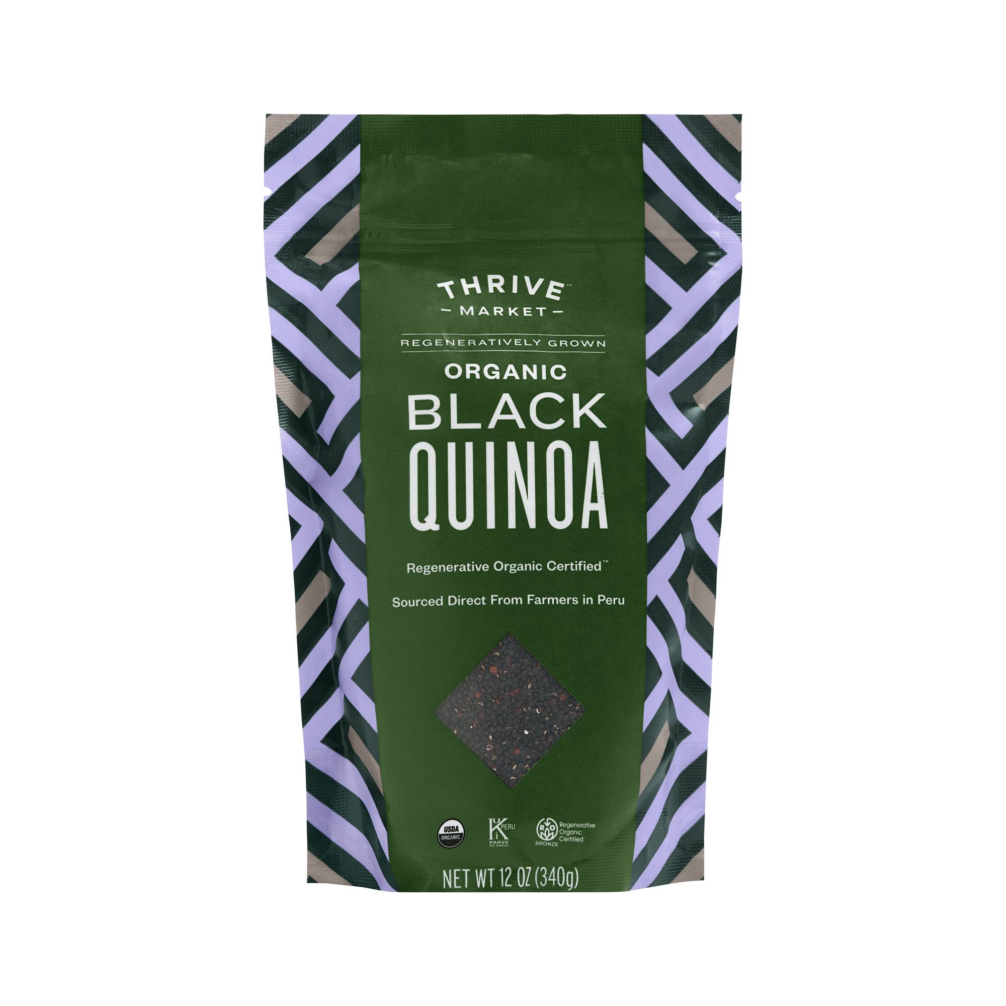 Regeneratively Grown Organic Black Quinoa