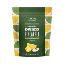 Regeneratively Grown Organic Dried Pineapple, Coconut Twist