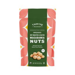 Regeneratively Grown Organic Dry Roasted & Salted Macadamia Nuts