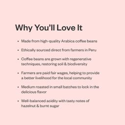 Roasted Hazelnut Coffee, Regeneratively Grown Organic, Ground